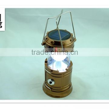 Camping USB Rechargeable emergency Led Solar Lantern With Mobile Phone Charger