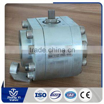 2016 Most Popular 3pc screwed ball valve import from china