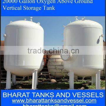 20000 Gallon Oxygen Above Ground Vertical Storage Tank