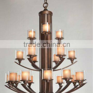 FOWDA European style flower pendant lamp