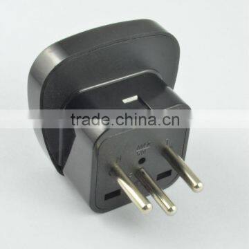 Top quality swiss to euro adapter plug/power socket euro to swiss adapter plug