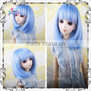 Hot selling medium length bob doll wigs for 1/4 bjd dolls