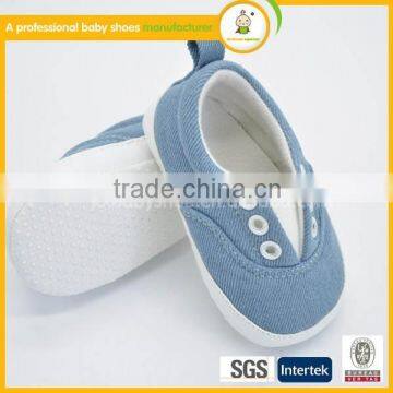 Hand Made Newborn Kids Shoes for Boy Babies Canvas Wholesale Baby Shoes photo-2