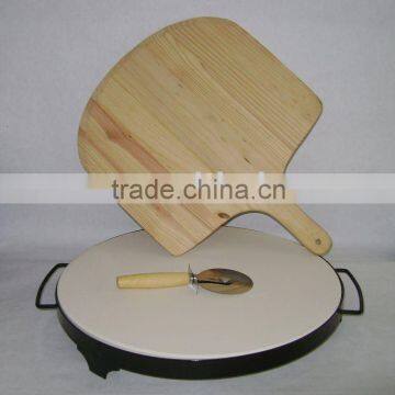 pizza stone,refractory slab,pizza baking stone,refractory pizza stone,pizza dish,pizza plate,pizza server,baking