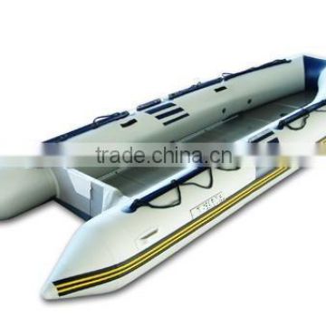 CE inflatable plywood floor boat