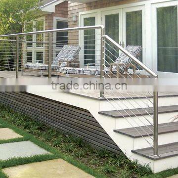2016 Modern Design DIY Install Stainless Steel Cable Deck Porch Railing photo-4