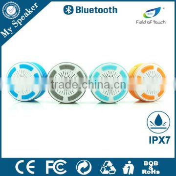 My speaker F013 white color waterproof bluetooth speaker,shockproof speaker,led speaker