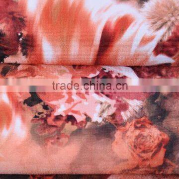 New Products 2016 High Quality Knit Fabric Women Dress ITY Fabric Digital Printing Polyester Spandex Fabric photo-2