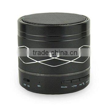 MINI Bluetooth LoudSpeaker,LED Light Metal Steel Wireless Speaker Music Amplifier photo-6