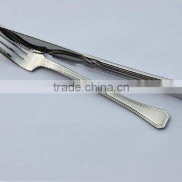 2016 Style New Design High-grade Stainless Steel Dinner Sets Steak Knife/Spoon/Fork/Coffee Spoon/teaspoon Customized Logo C24 photo-2