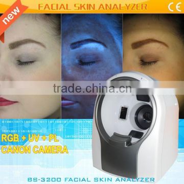 Beautiful Face Scanner Beauty Skin Test Machine Au-958