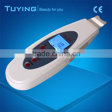 Facial deep cleaning face lift machine handheld electric skin scrubberultrasound galvanic machine with CE