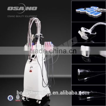 Ultrasonic Cavitation+Vacuum Liposuction+Laser+Bipolar RF+Roller Massage Body Shaping Machine