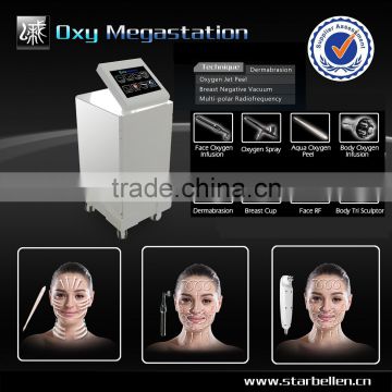 Oxy Megestation HOT dermabrasion RF effective oxygen beauty therapy machine