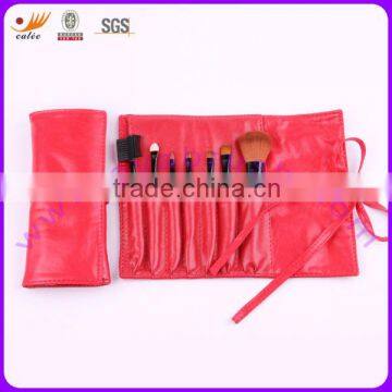 Chinese Red 7pcs Customized design for the fashionable brush sets