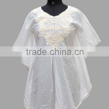 Embroidery Pouncho/ Embroidery Kaftan