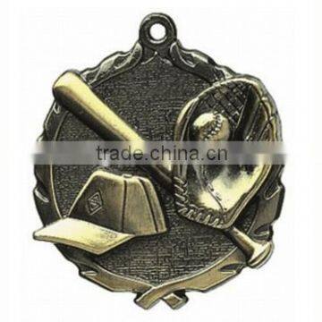 Baseball medals/sport baseball medals/bronze color baseball medals