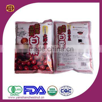 Chinese Organic Sweet Ringent Roasted Chestnut Snack for Sale