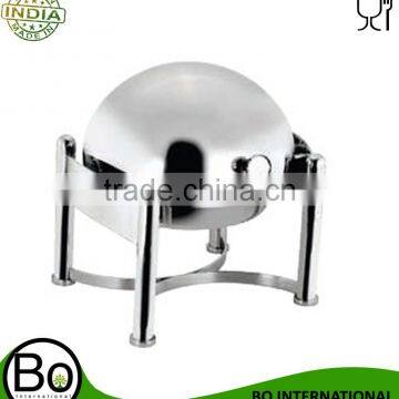 Stainless Steel Paris Round Roll Top