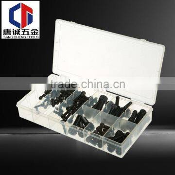 Carbon Steel Blackening SAE Metric Socket Cap Screw Assortment With Case