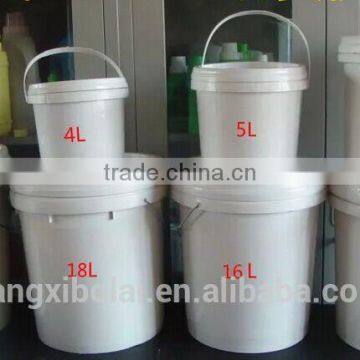 pp white large plastic bucket / plastic barrel / plastic pail manufacturer for wholesales with cheap plastic bucket