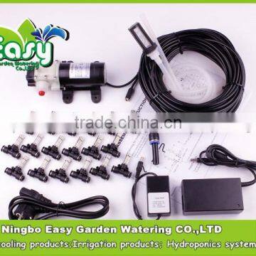 20pcs nozzles outdoor cooling system with slip lock connector. fog misting system,Mist cooling system.Aeroponics.