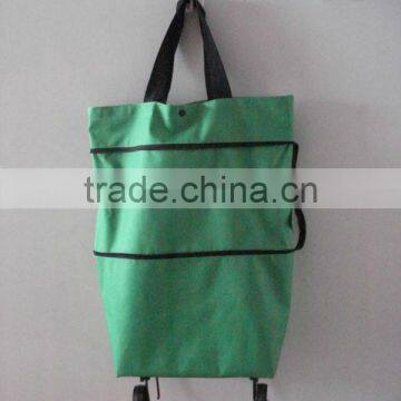 Foldable shopping bag with wheels//trolley bags