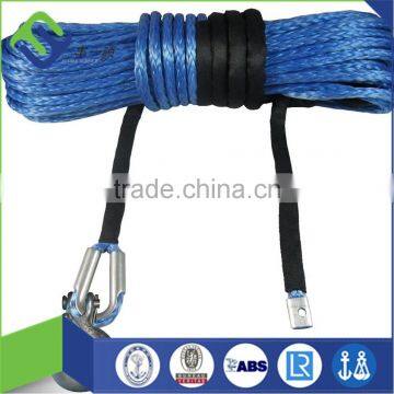 8mm x 30m UHMWPE Synthetic Winch Rope With Hook Thimble Sleeve Packed as Full Set