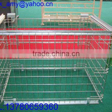 Zinc galvanised wire mesh container for EUR customersXHL-09