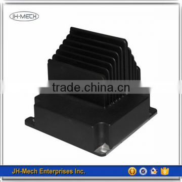 High power extruded aluminum radiator for household appliances