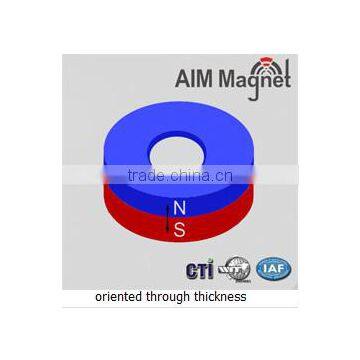 Ring Neodymium Magnet 1 1/2 " x 3/4 " x 1/8 "coted Zinc for Electronic Cigarette photo-3