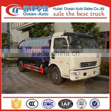 Dongfeng 5000liter 5cbm vacuum sewage suction truck