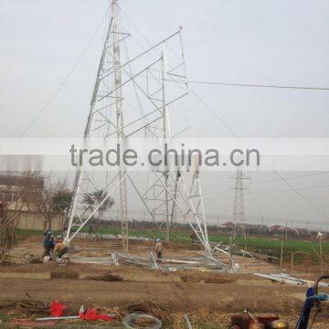 Inner-suspended Lattice Gin Pole Made With Aluminum Alloy For Erection Tower photo-4