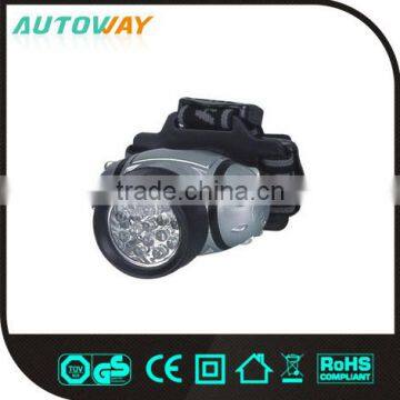 16leds dry battery plastic camping led headlight