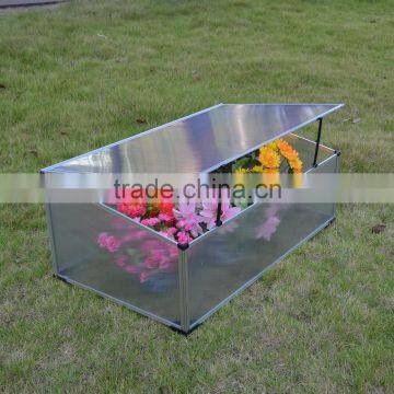 No Tool Installation Low Cost 4mm Polycarbonate Mini Cold Frame Greenhouse for Home and Garden photo-2