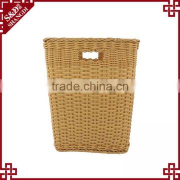 Widely Use Cheap Price Plastic Rattan Nature Sundries Laundry Toy Storage Box