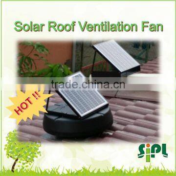 Sunny Solar Power Home Ventilator Roof Air Extractor Poultry Vent Kits Ventilation Fan photo-3