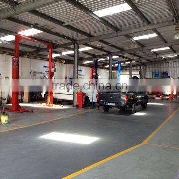 Sandwich panel metal warehouse, prefab car showroom structure warehouse