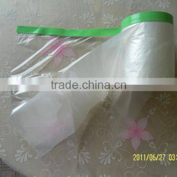 Cloth Taped Paint Masking Plastic photo-6