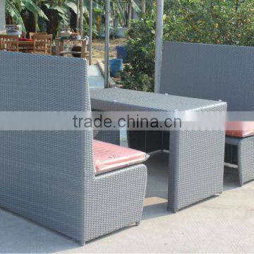Outdoor PE Synthetic Rattan Benches Leisure Table and Chairs CF1275 photo-3
