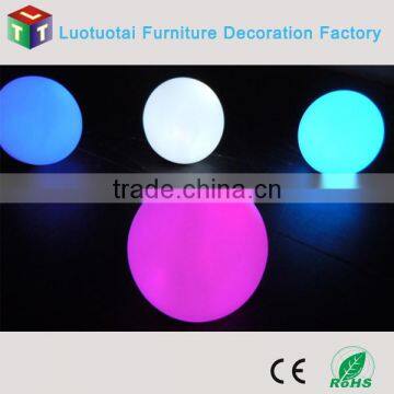 illuminated led ball/rechargeable battery operated wireless RGBW color change led ball