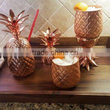 Pineapple Made of Solid Pure Copper for Drink Ware and Vodka Cocktails and Moscow Mule Brand Promotion photo-4