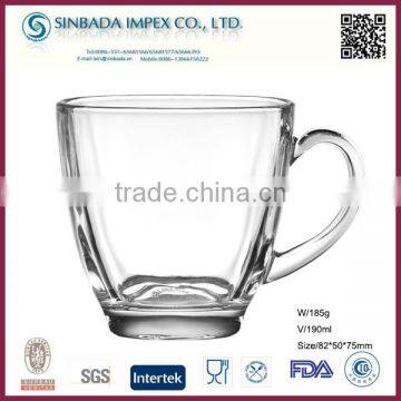 SGS Level KTZB47,OEM Cheap Pyrex Glass Coffee Mugs Wholesale