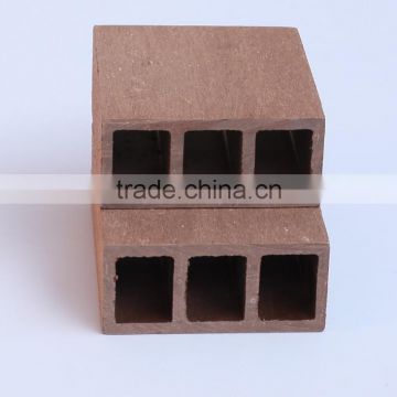 90*40 WPC railing,garden stair railing,wpc armrest for garden supply and construction material,wpc hollow beam