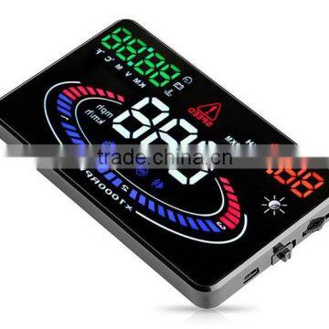 New Wholesale OBD HD Colorful Big Screen Display Universal Head Up Display For Car Cheap Price photo-6