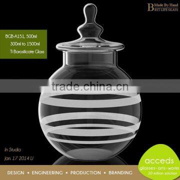 Newest Double Wall/Single Glass Jars for Honey and Candy photo-5