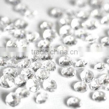 Heart Clear Acrylic Diamond for Wedding photo-3