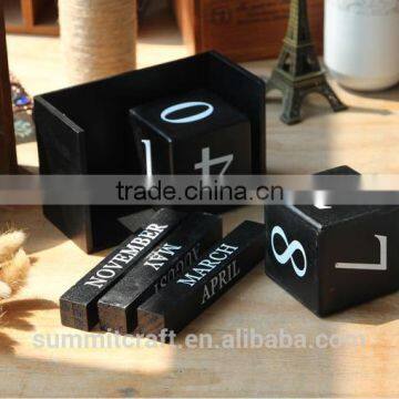 Yearly Table Calendar Wooden Islamic Calendar 2017 photo-3