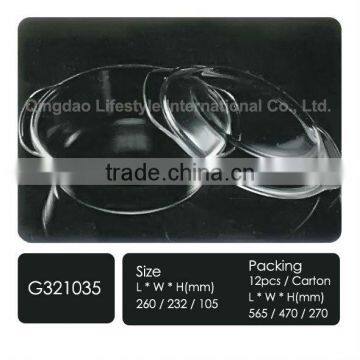 Heat resistant glassware
