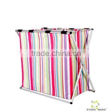 Store More Colorful Oxford Cloth Folding Laundry Basket Handmade Laundry Baskets